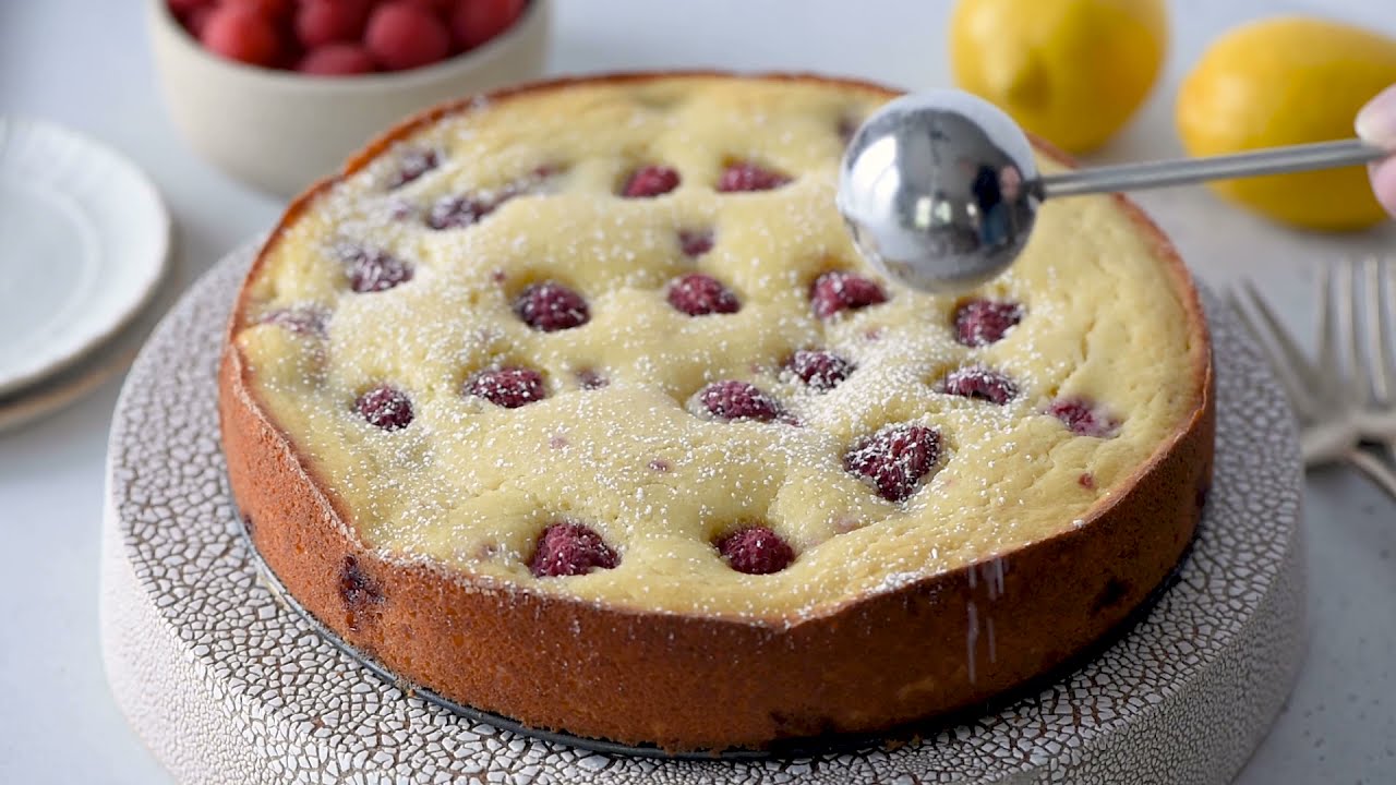 Lemon Raspberry Ricotta Cake | Domino® Sugar
